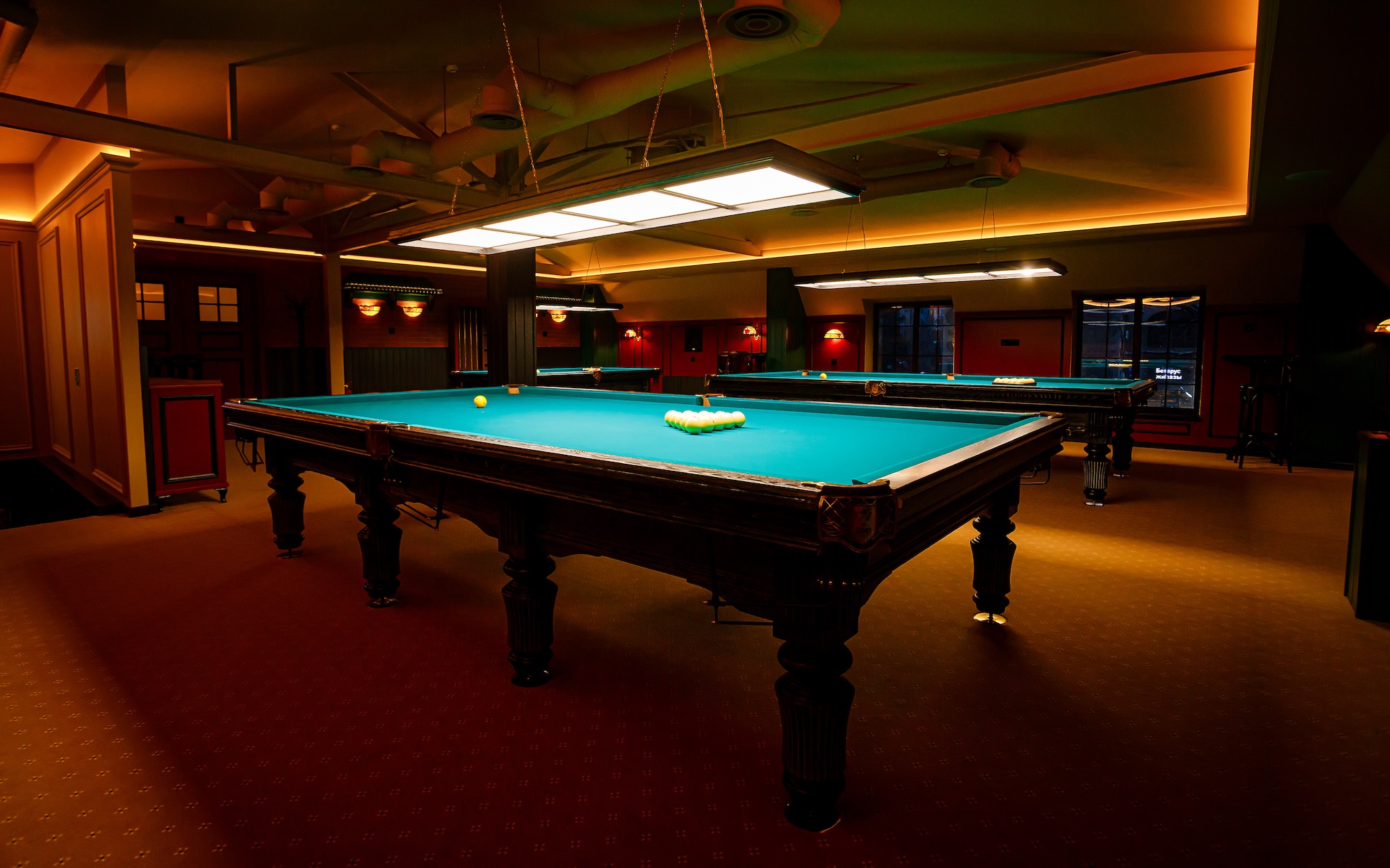 Billiards in Almaty pub